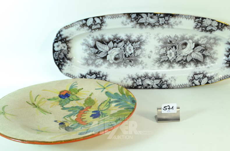 Porz.-Fleischplatte ''V&B'', Blumenmuster