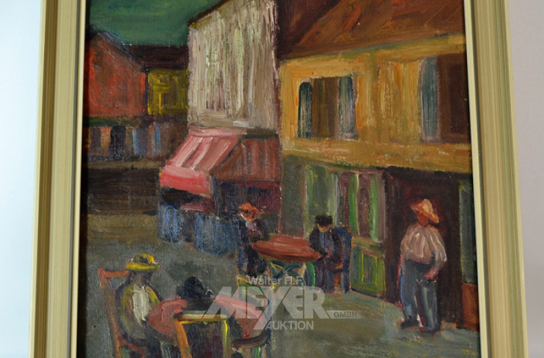 Gemälde ''Straßenszene''