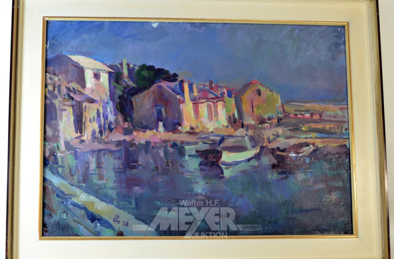 Gemälde '' Fischerboote''