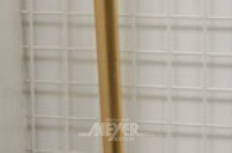 Paar Stab-Wandlampen mit Glasschirm