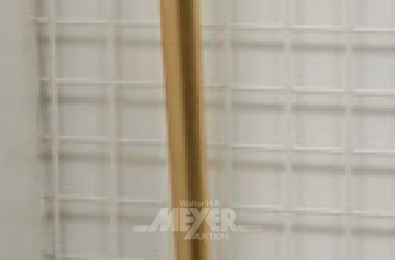 Paar Stab-Wandlampen mit Glasschirm