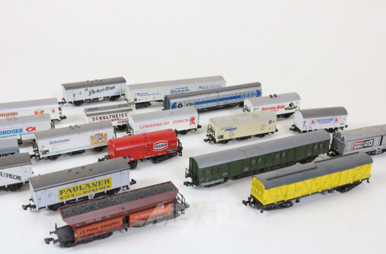 gr. Posten Güterwaggons, ca. 110 Stück,