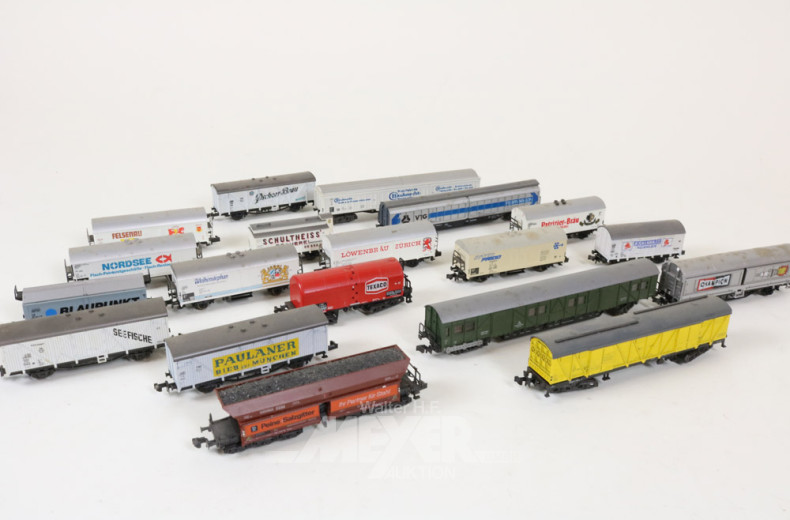 gr. Posten Güterwaggons, ca. 110 Stück,