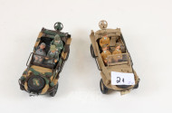 2 Militärfahrzeuge ''Amphibienfahrzeuge''
