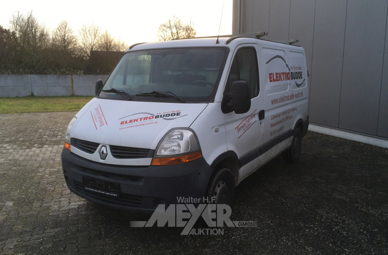 RENAULT Master 2.5 l L4, weiß,
