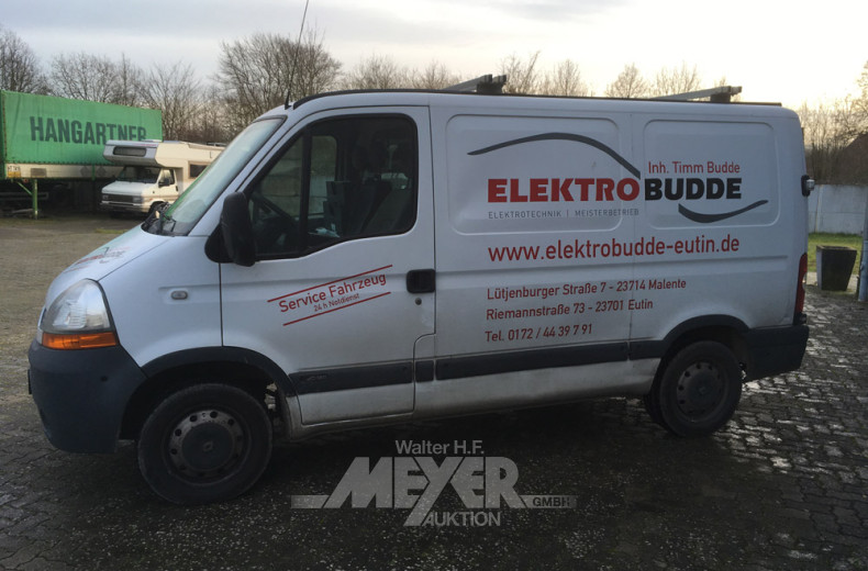 RENAULT Master 2.5 l L4, weiß,