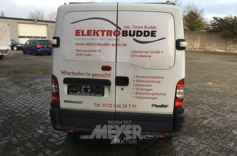 RENAULT Master 2.5 l L4, weiß,