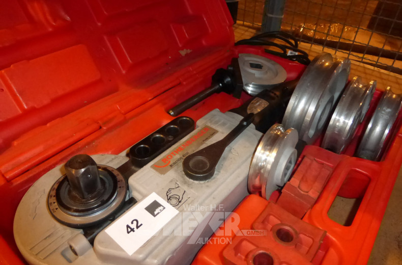 elektr. Rohrbiegemaschine