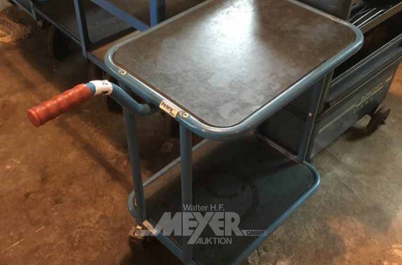 kl. Etagenrollwagen, 2 Lagen, gebremst