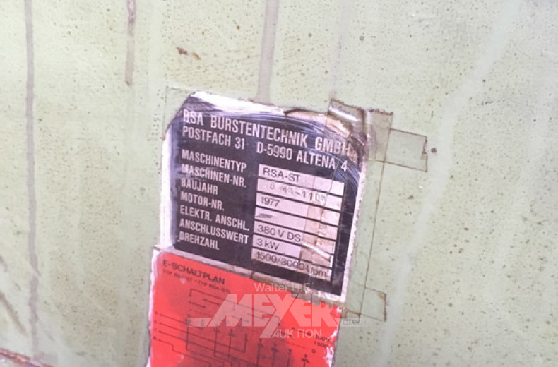 Bürsten-Entgratmaschine