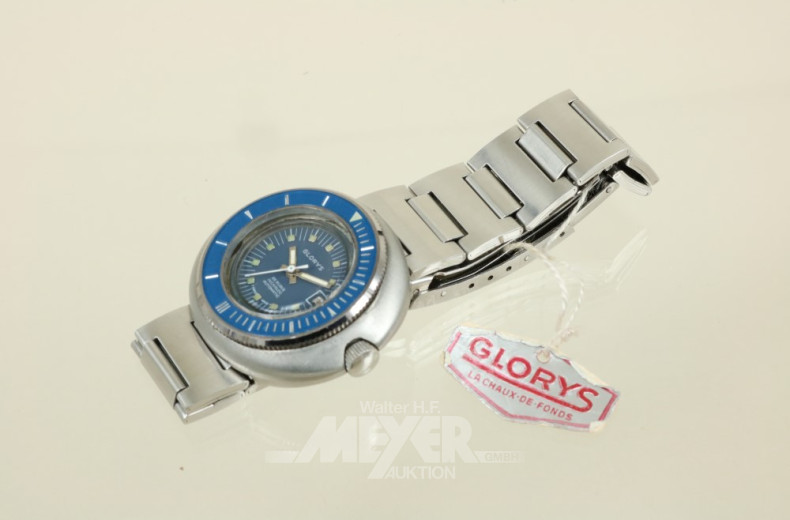 Damenarmbanduhr ''GLORY'', Edelstahl,