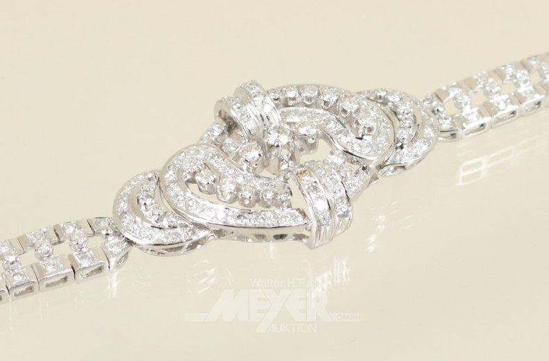 Armband, 750er WG, im 60/70er Jahre Stil