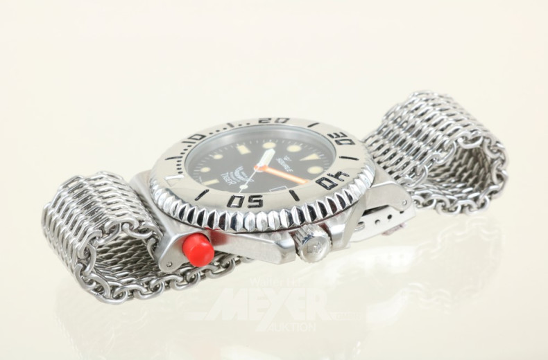 Herrenarmbanduhr ''SQUALE'' Tiger 300M,