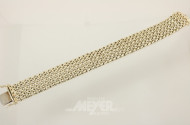 breites Gliederarmband, 585er GG,