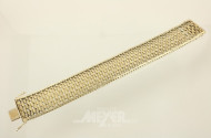 Armband, 585er GG, Schuppenmuster,