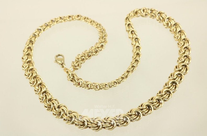 Kette, 585er GG, im Verlauf, ca. 31 g.