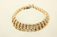Kettenarmband, 750er GG, ca. 40 g.,