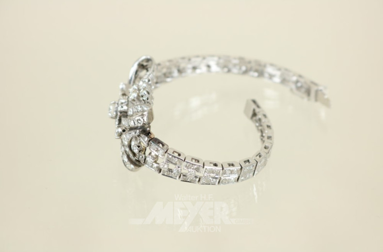 Armband, 750er WG, 60er Jahre Stil,