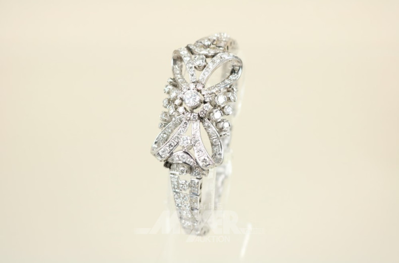 Armband, 750er WG, 60er Jahre Stil,