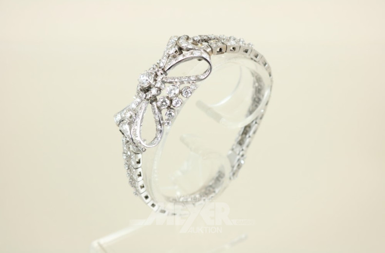 Armband, 750er WG, 60er Jahre Stil,