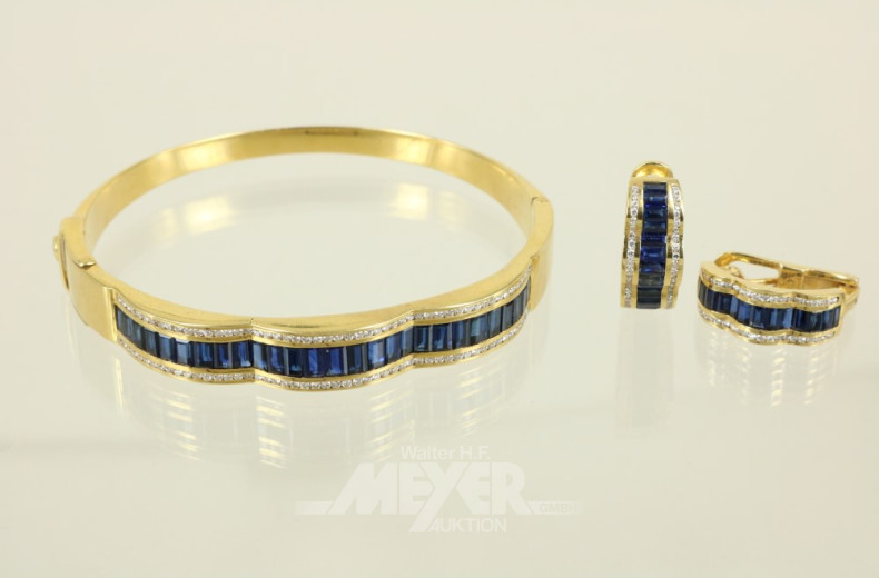 Schmuckgarnitur, 2-tlg., ca. 39,5 g.