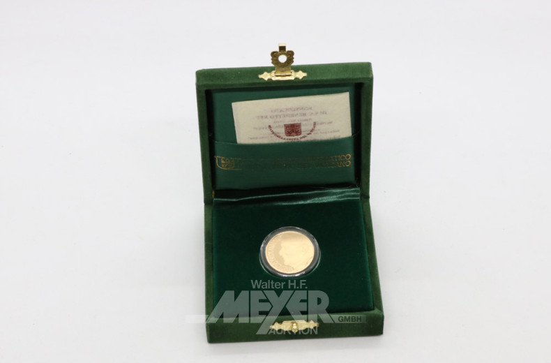 Gold-Gedenkmünze ''20 EURO Vaticano VI
