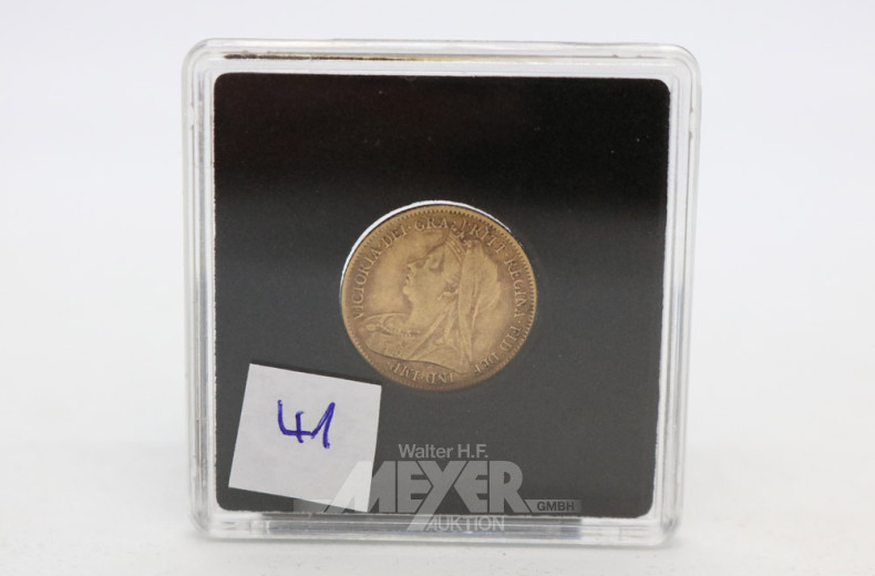 kl. Goldmünze, Sovereign ''Victoria,