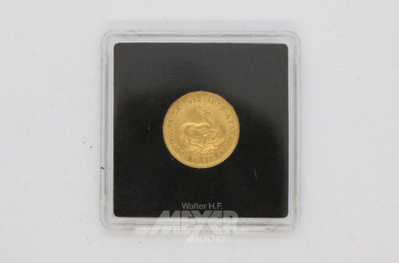 Goldmünze ''1 Rand South Africa 1972''