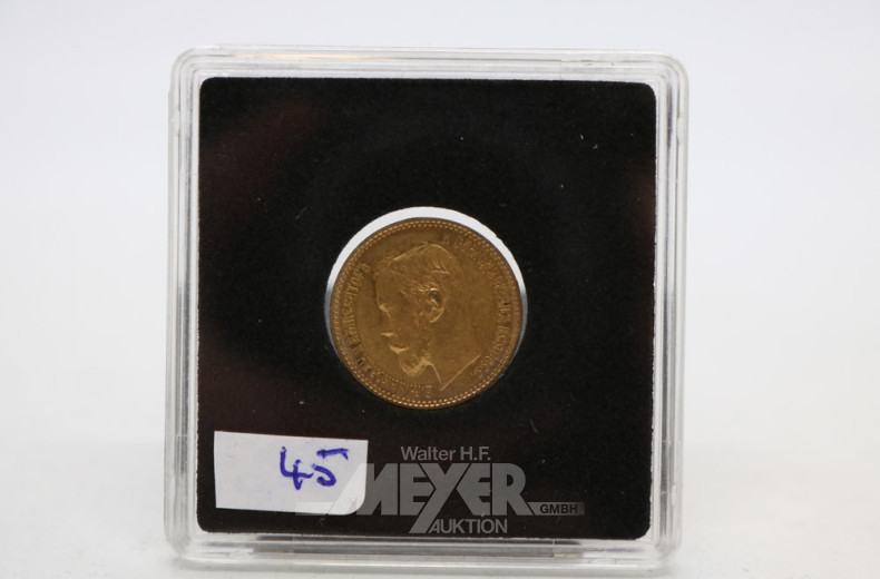 Goldmünze ''5 Corona 1900''