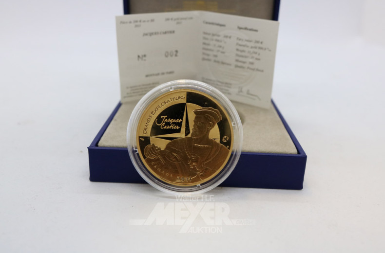 Goldmünze ''200 Euro'' Monnaie de Paris