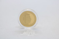 kl. Goldmünze ''5 EURO Luxemburg 2003''