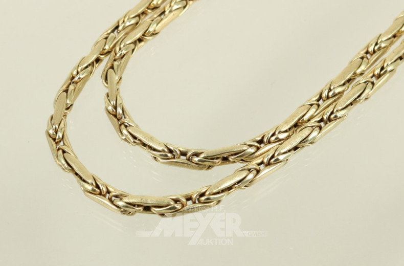 Collier, 750er GG (Säuretest) ca. 62 g.