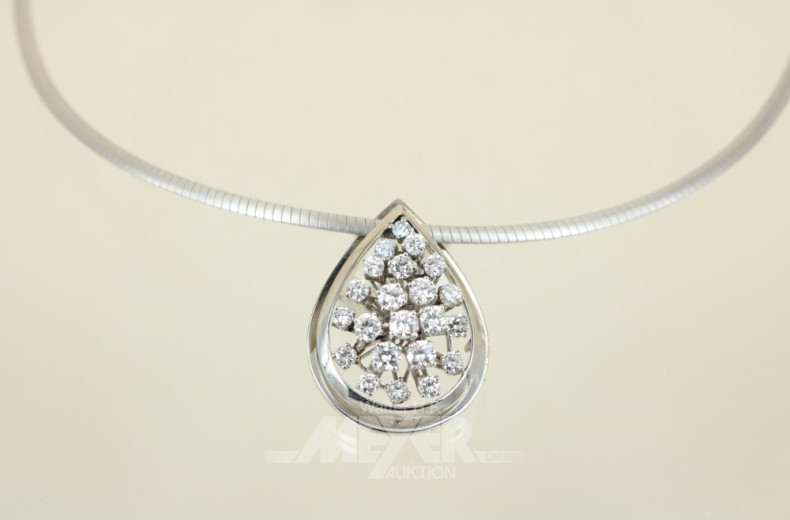 Anhänger, 750er WG, Tropfenform,