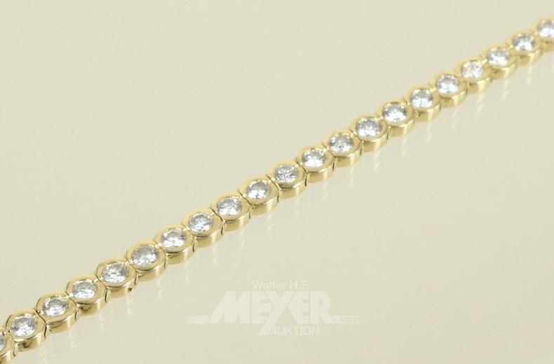 Armband, 750er GG, Allianzform