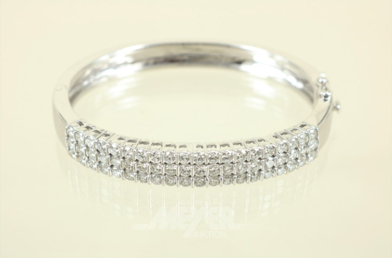 Armreif , 750er WG, ca. 46 g.,