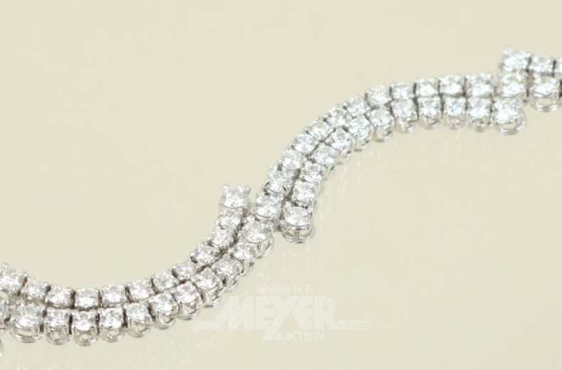 Armband, 750er WG, wellenförmig