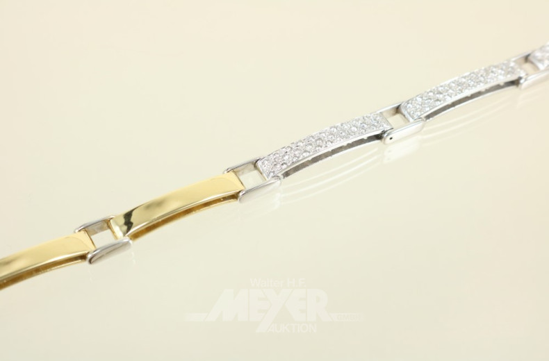 Armband, 750er GG modernes Design,