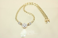 Collier, 585er GG, ca. 39 g.,