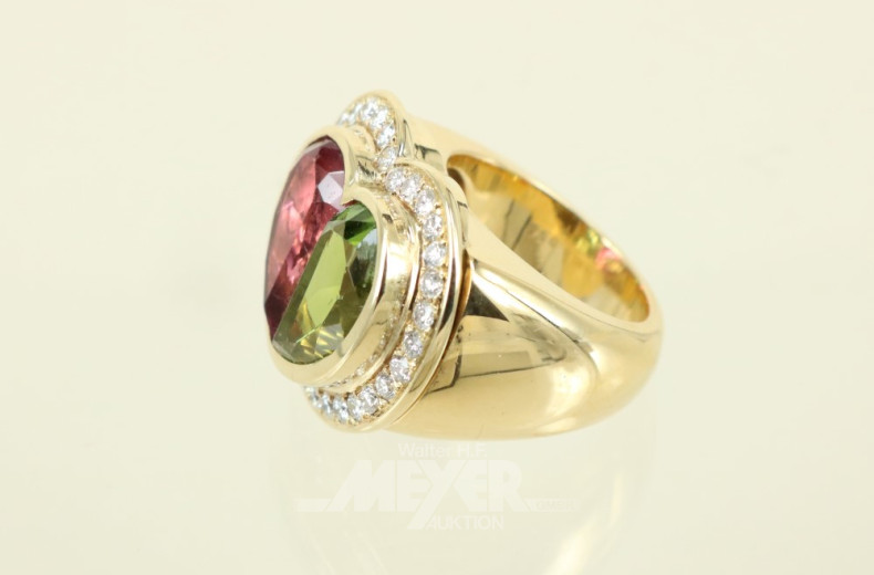 Damenring, 750er GG, Modellanfertigung,