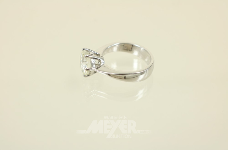 Damenring, 750er WG, besetzt mit