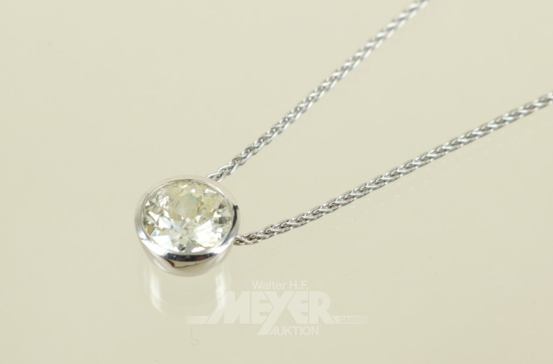 Anhänger an Kette, 750er WG, besetzt