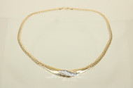 Collier, 585er GG, ca. 25 g.,