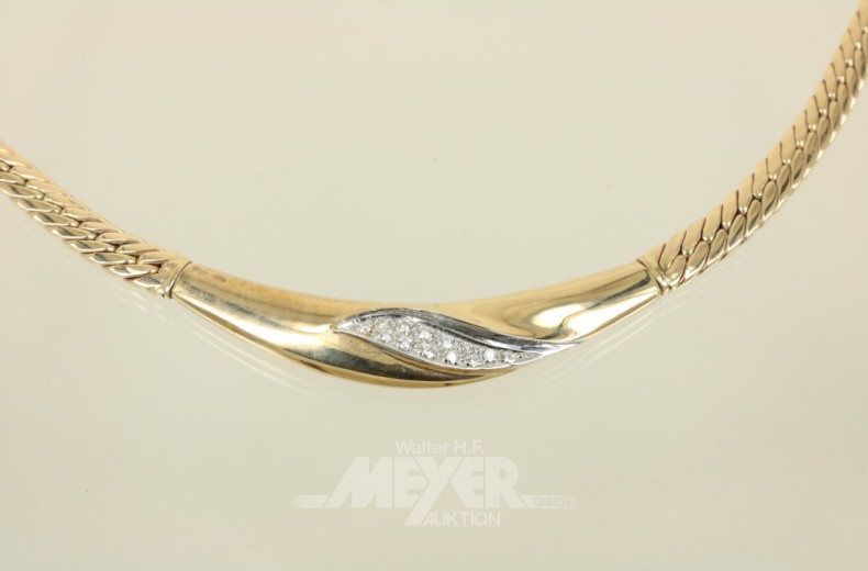 Collier, 585er GG, ca. 25 g.,