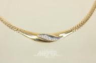 Collier, 585er GG, ca. 25 g.,