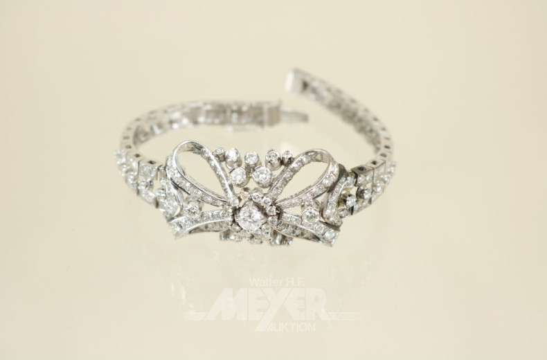 Armband, 750er WG, 60er Jahre Stil,