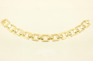 Gliederarmband, 750er GG, ca. 27 g.