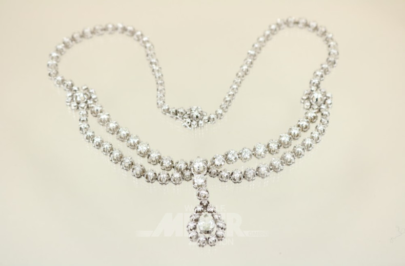 herrschaftliches Collier, 750er WG,