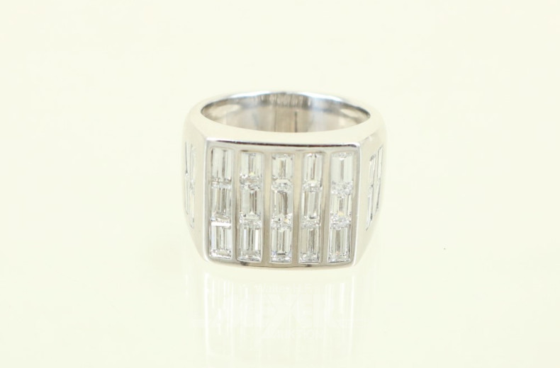 Damenring, 750er WG, Modellanfertigung