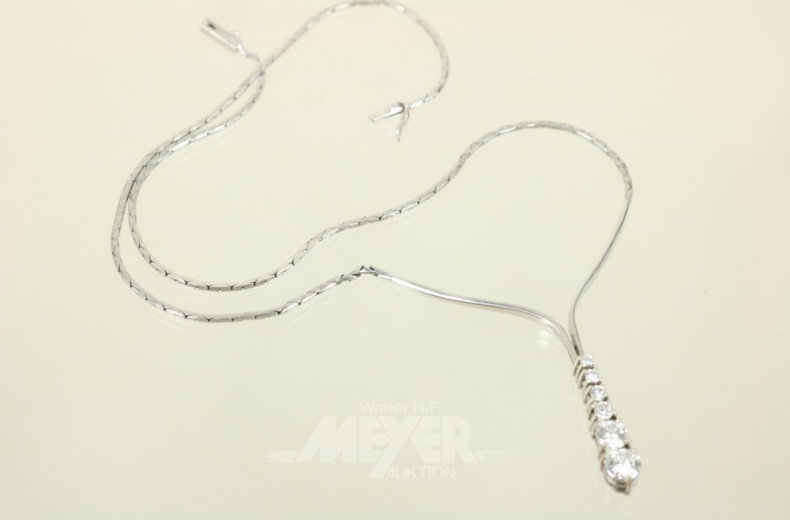 Collier-Kette, 585er WG, ca. 8 g.,