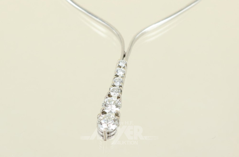 Collier-Kette, 585er WG, ca. 8 g.,